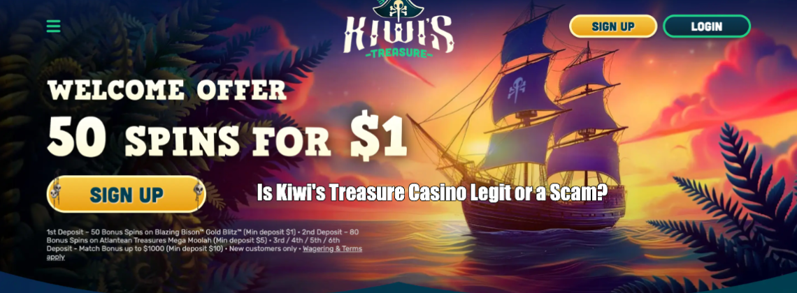 Is Kiwi's Treasure Casino Legit or a Scam?