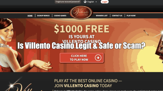 Is Villento Casino Legit & Safe?